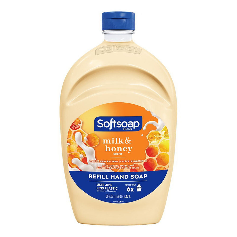 Softsoap Liquid Hand Soap Refill, Milk and Golden Honey, 50 Oz